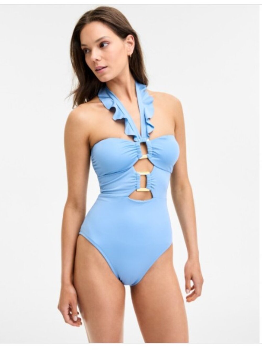 Soluna Women's Buckle-up Convertible One-Piece Swimsuit - White - Picture 4 of 6